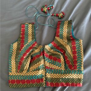 Multicolor indian blouse